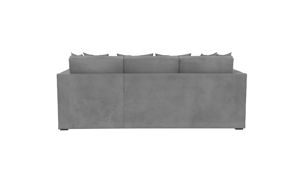 Contemporary L-Shaped Sofa 3D Model - Professional 3D Model Render 5