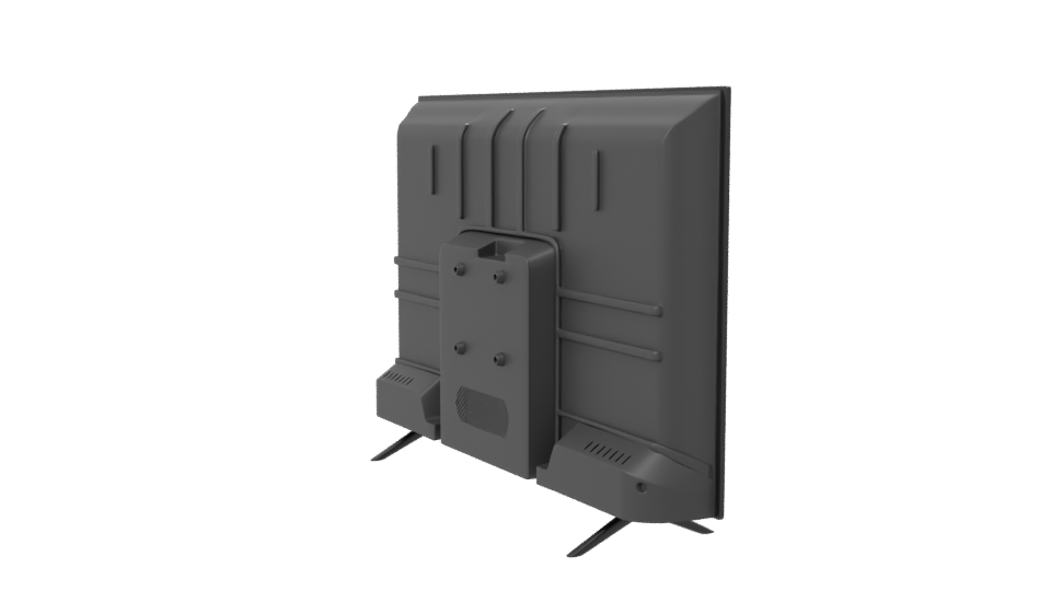 Smart TV 32 HD Google TV Model - Professional 3D Model Render 7