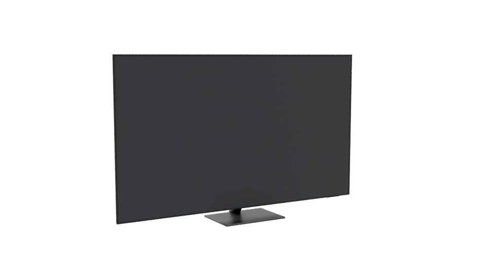 Sleek Modern Flat Screen TV - Professional 3D Model Render 10