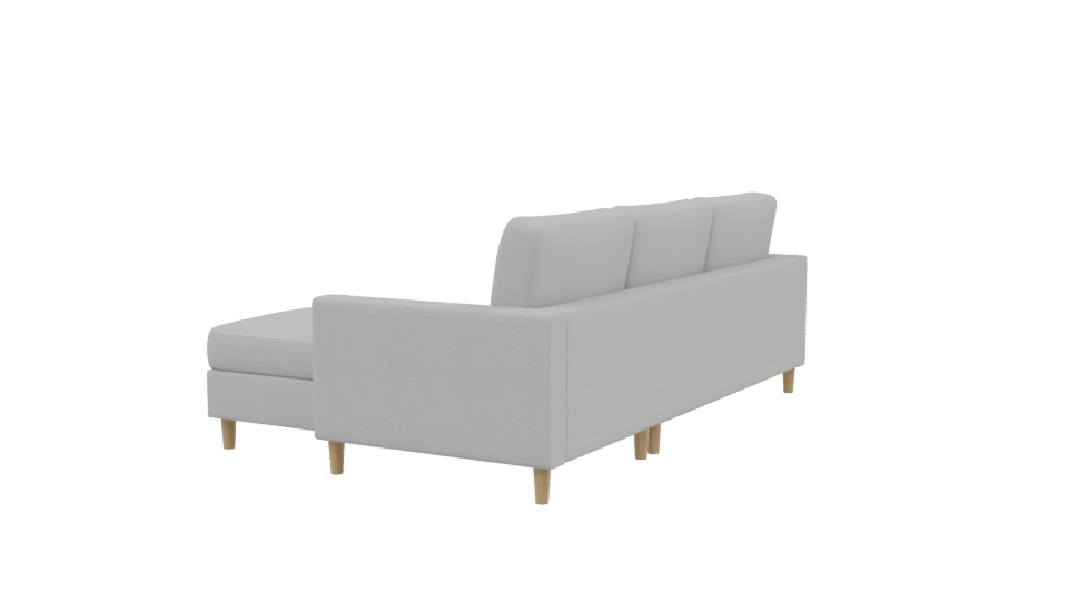 Stylish Modern Sectional Sofa 3D Model - Professional 3D Model Render 3
