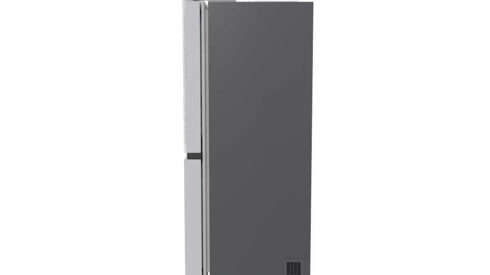 Sleek Refrigerator 3D Model - Professional 3D Model Render 2