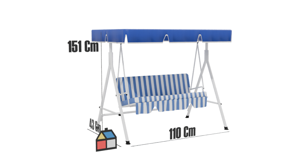 Model 7ea1b5d9 Outdoor Lounge Chair 3D - Professional 3D Model Render 13