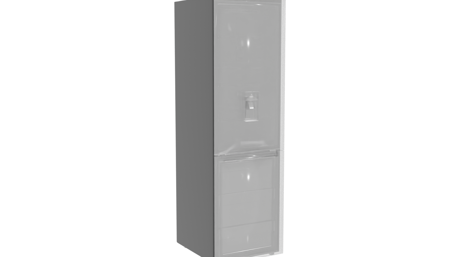 Sleek Modern Refrigerator 3D - Professional 3D Model Render 10