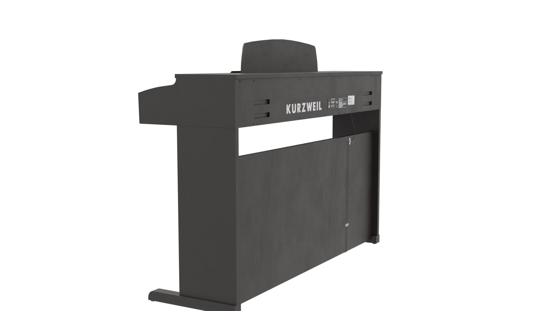 Stylish Digital Piano Model 3D - Professional 3D Model Render 3