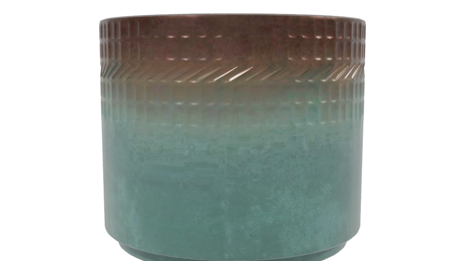 Stylish Decorative Planter 3D - Professional 3D Model Render 2