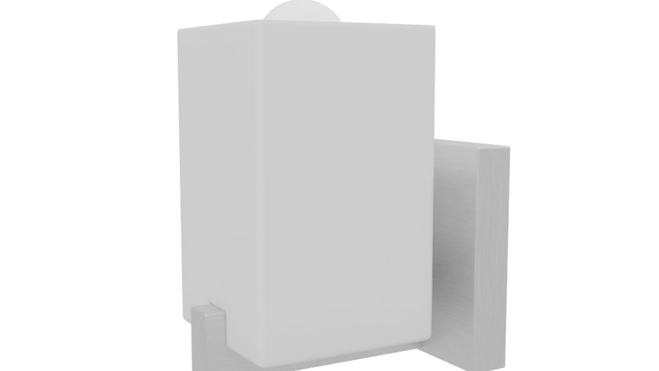 Minimalist White Paper Towel Dispenser 3D Model - Professional 3D Model Render 13
