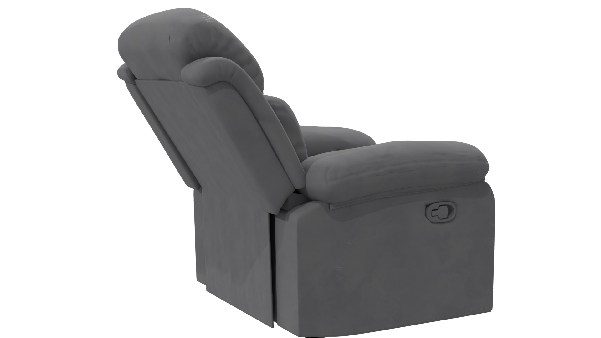 Contemporary Recliner Armchair Model - Professional 3D Model Render 7
