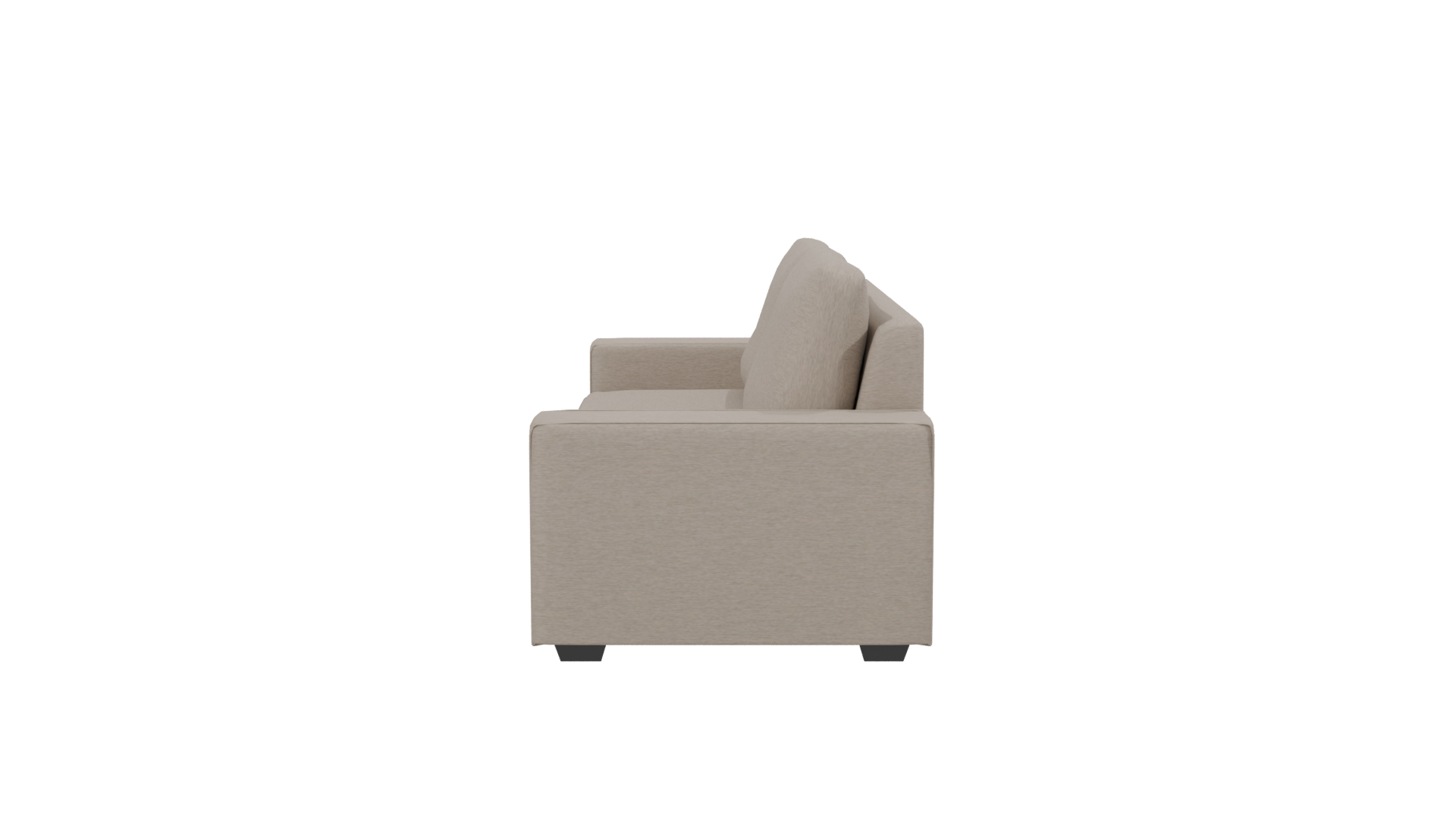 Contemporary Fabric Sofa 3D Model - Professional 3D Model Render 2