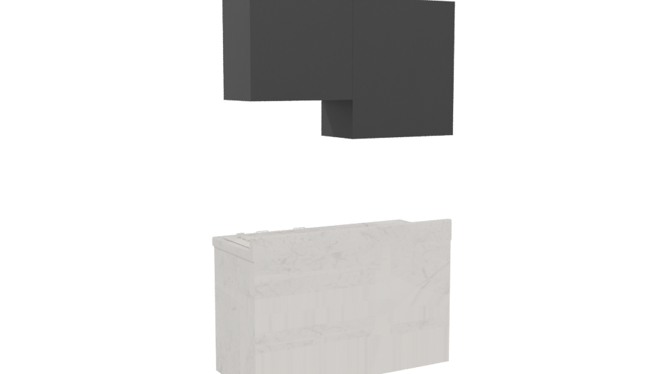 Stylish Modern Kitchen Set 3D - Professional 3D Model Render 4