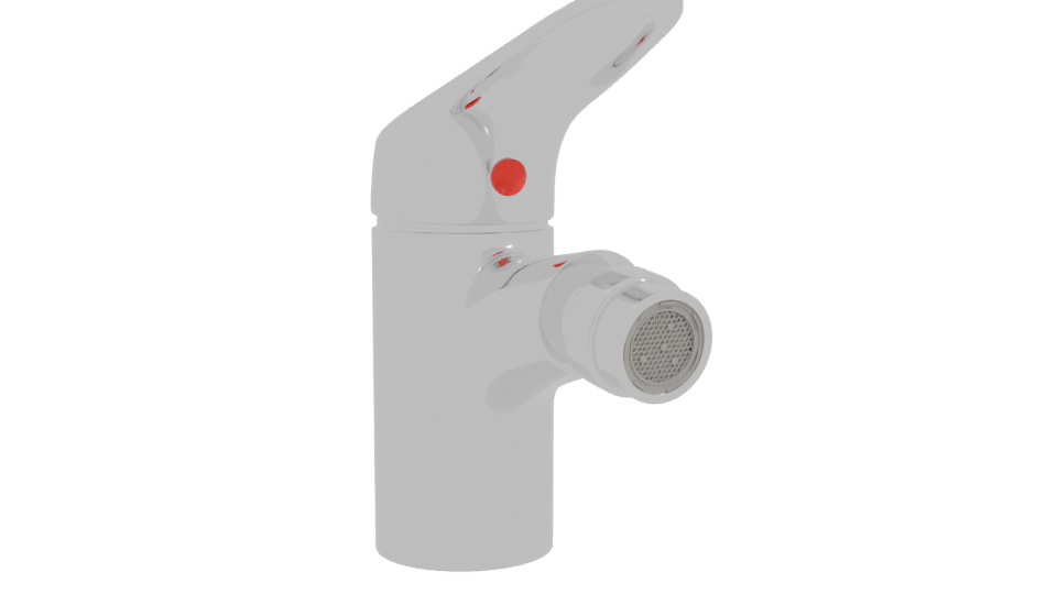 Sleek Modern Faucet 3D Model - Professional 3D Model Render 10