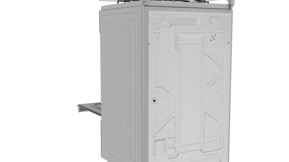 Realistic Kitchen Oven 3D Model - Professional 3D Model Render 4