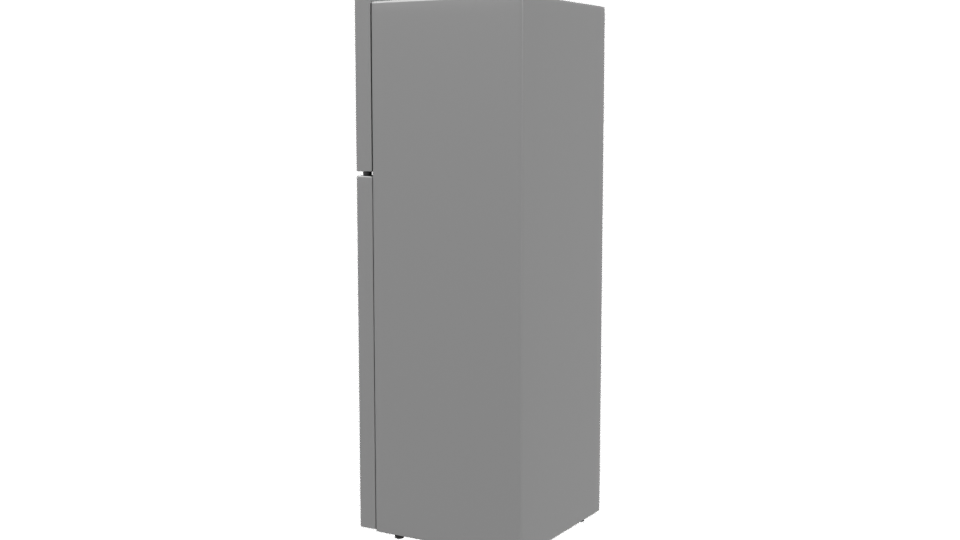 Sleek Modern Refrigerator 3D Model - Professional 3D Model Render 3