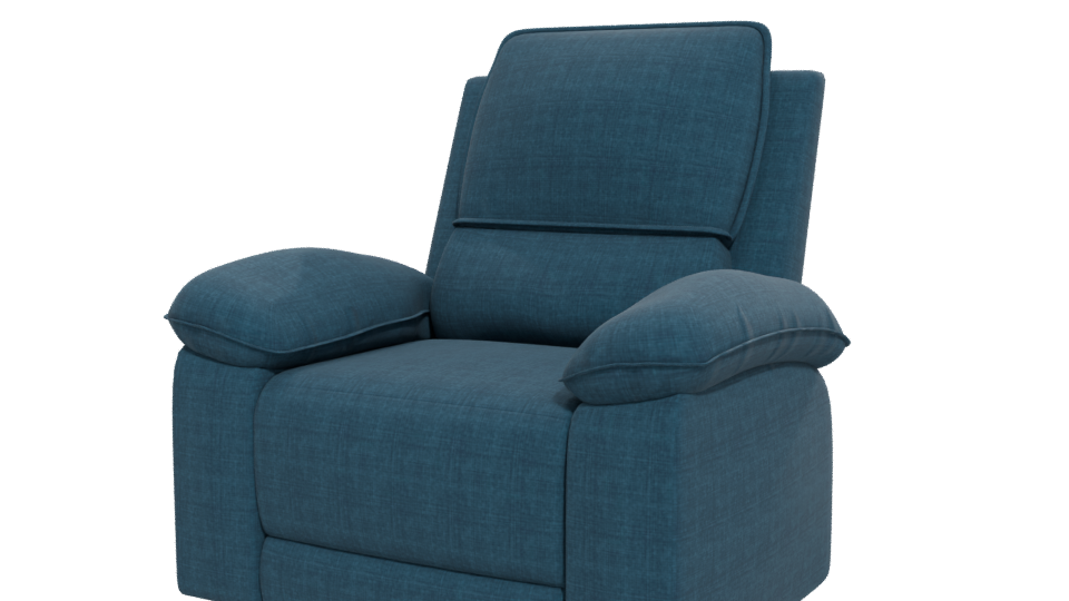 Stylish Recliner Armchair 3D Model - Professional 3D Model Render 12