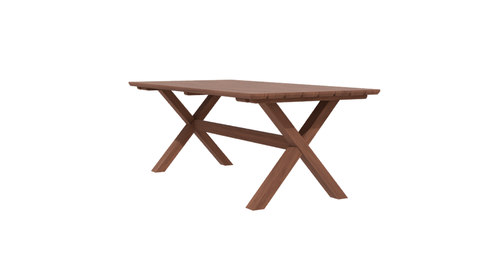 Kimberly Teak Dining Table 3D - Professional 3D Model Render 13