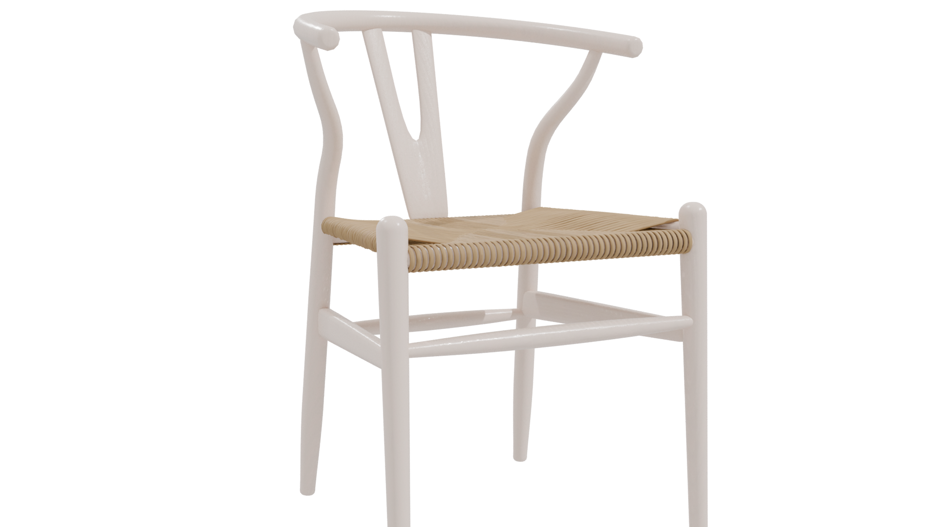 Stylish Minimalist Dining Chair Model - Professional 3D Model Render 10