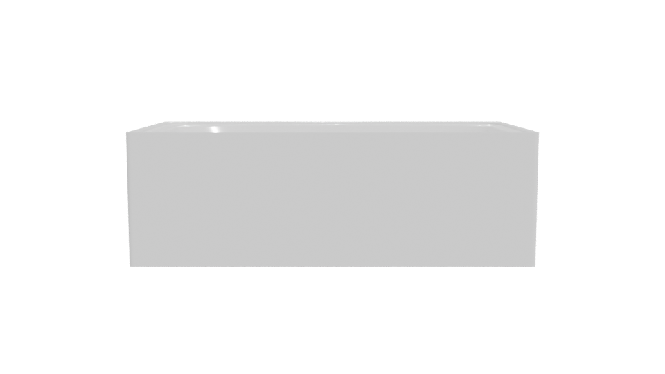 Contemporary Freestanding Bath Model - Professional 3D Model Render 11