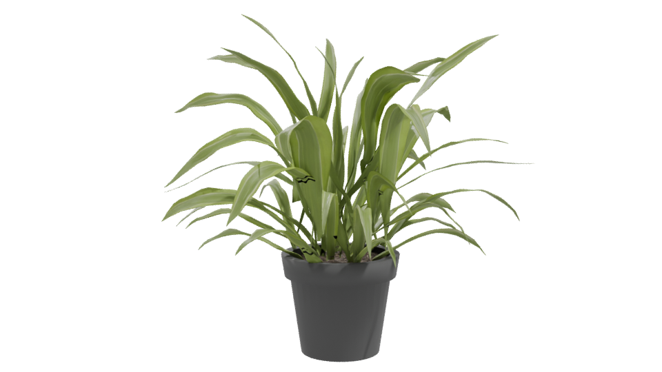 Artificial Plant in Pot 3D Model - Professional 3D Model Render 10