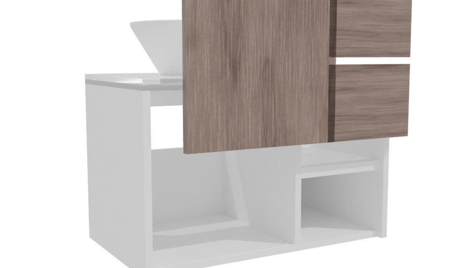 Modern Bathroom Vanity 3D Model - Professional 3D Model Render 10