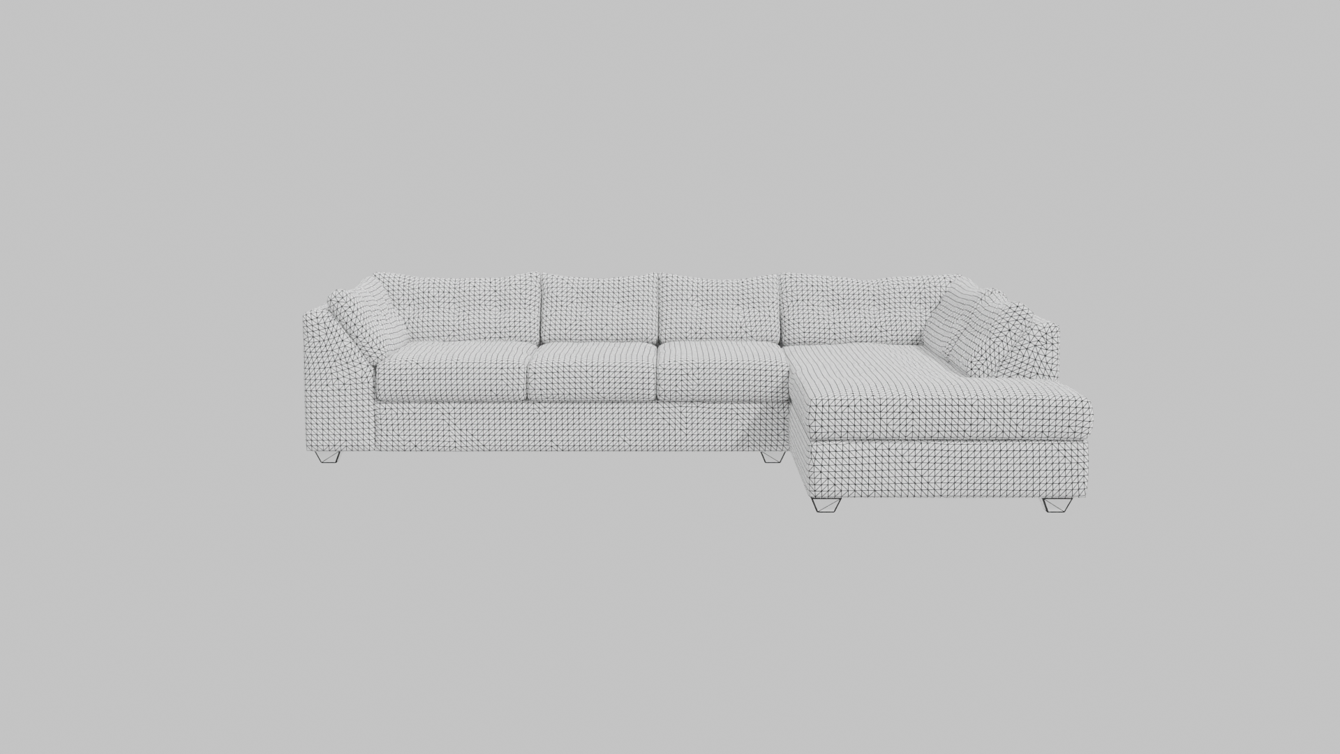 Stylish Modern Sofa Model 3D - Professional 3D Model Render 16