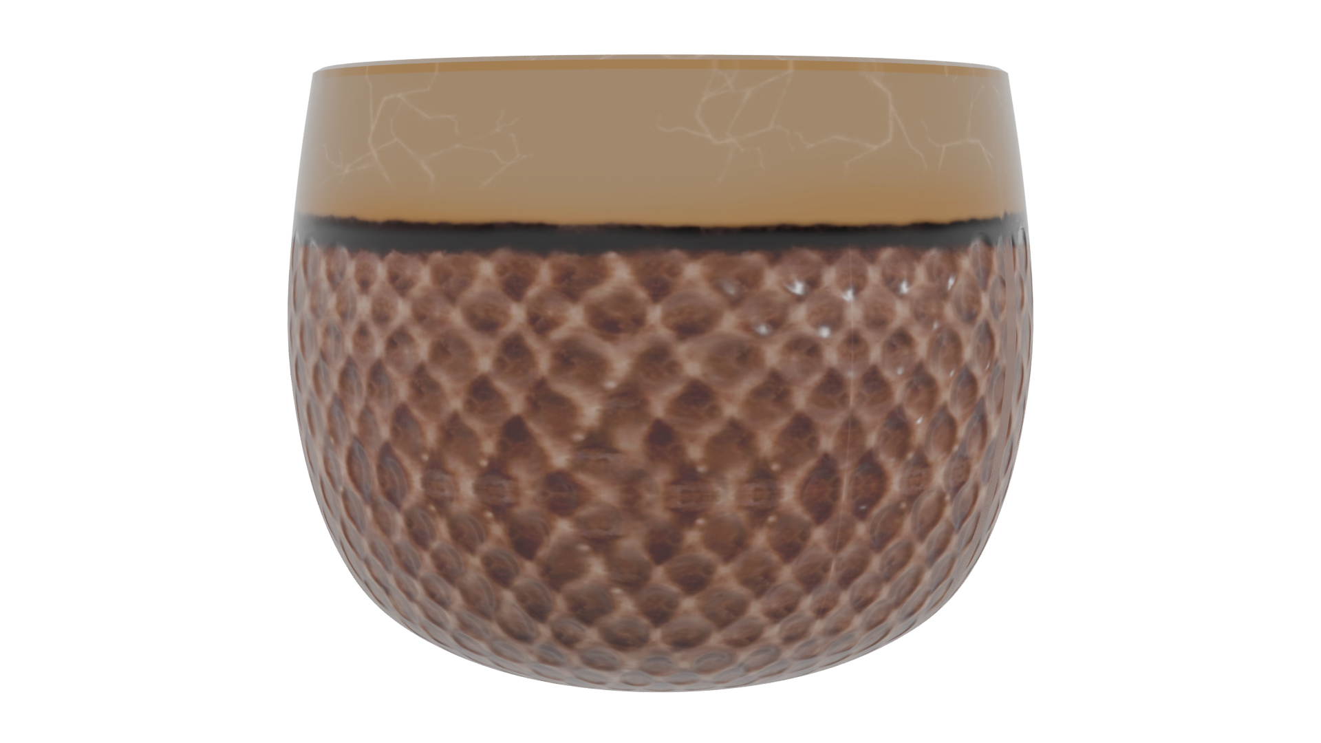 Elegant Metallic Honeycomb Vase 3D - Professional 3D Model Render 18