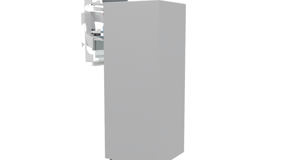 Sleek Refrigerator 3D Model - Professional 3D Model Render 3