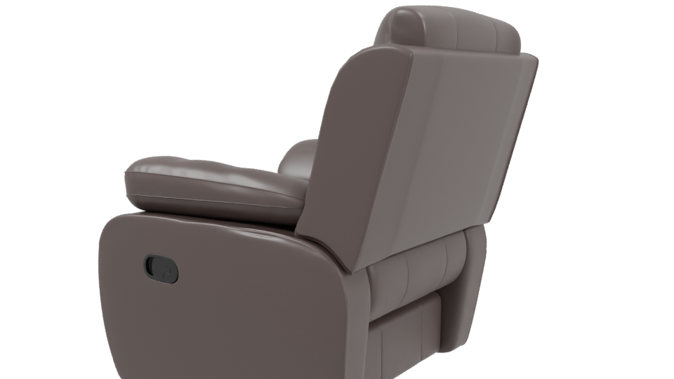 Contemporary Recliner Sofa Model - Professional 3D Model Render 3