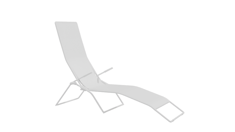 Stylish Outdoor Lounge Chair 3D - Professional 3D Model Render 9