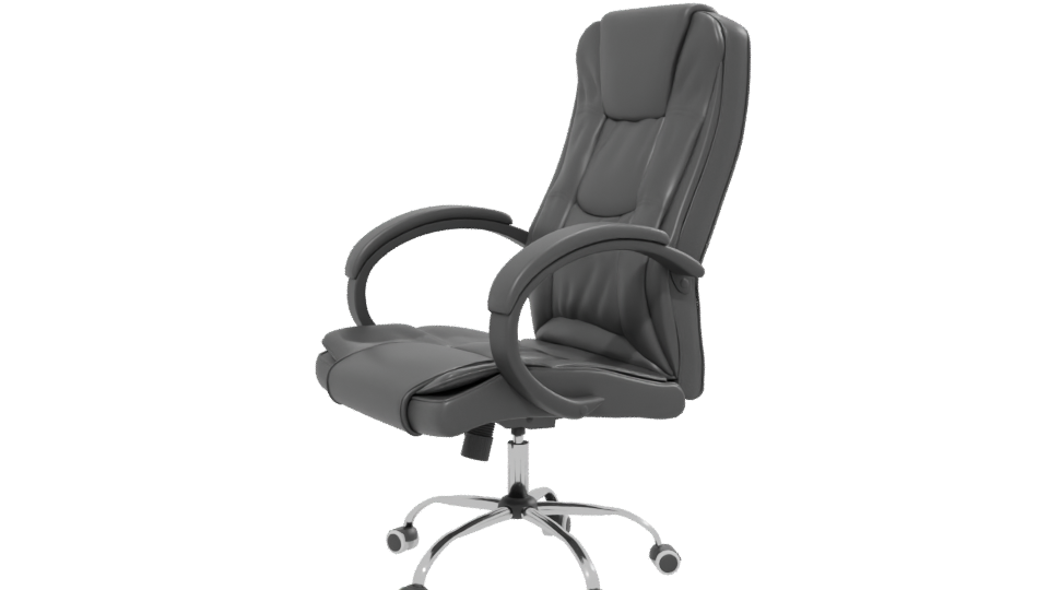 Ergonomic High-Back Office Chair 3D Model - Professional 3D Model Render 13