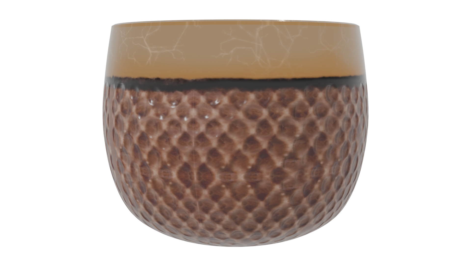 Elegant Metallic Honeycomb Vase 3D - Professional 3D Model Render 22