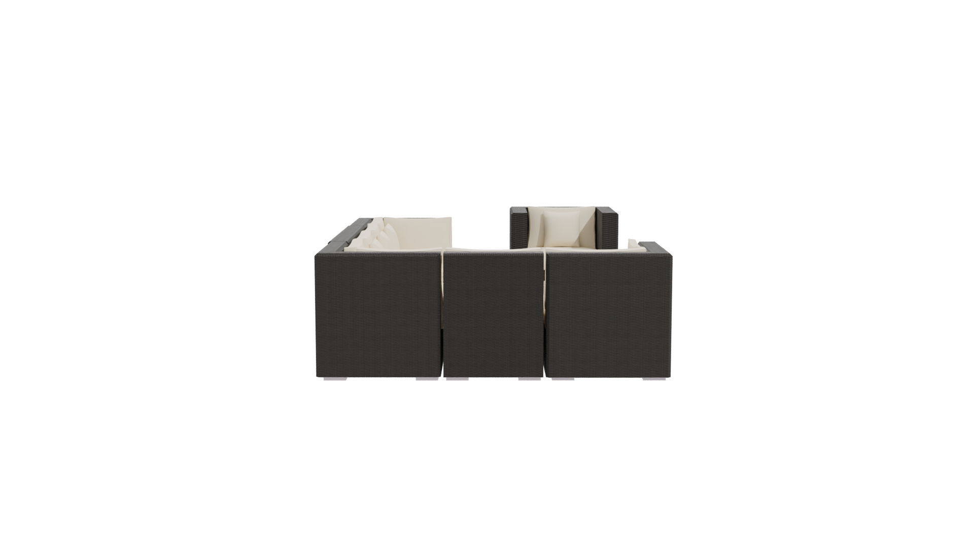 Modern Outdoor Sofa Set 3D - Professional 3D Model Render 11