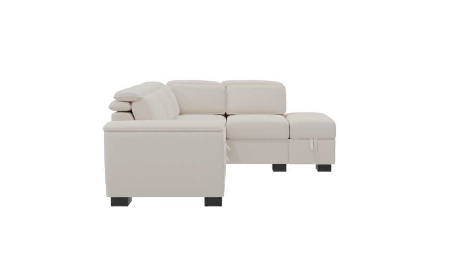 Elegant Modern Sectional Sofa 3D - Professional 3D Model Render 8