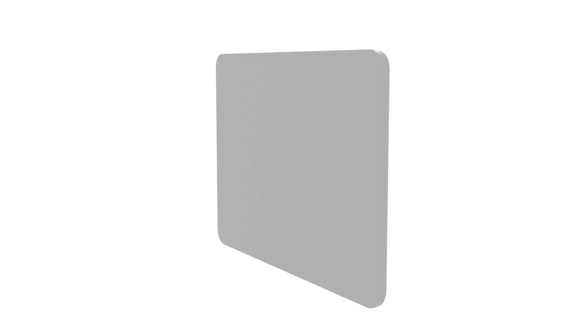 Sleek Metallic Switch Plate 3D Model - Professional 3D Model Render 7