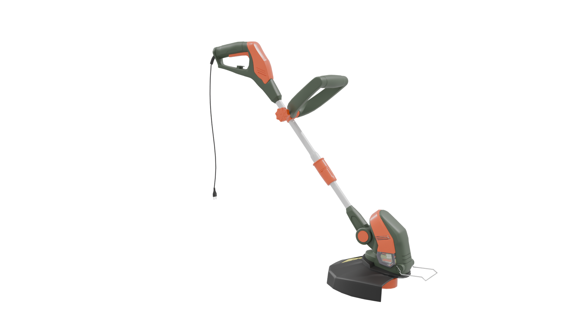 Electric String Trimmer Model 3D - Professional 3D Model Render 9
