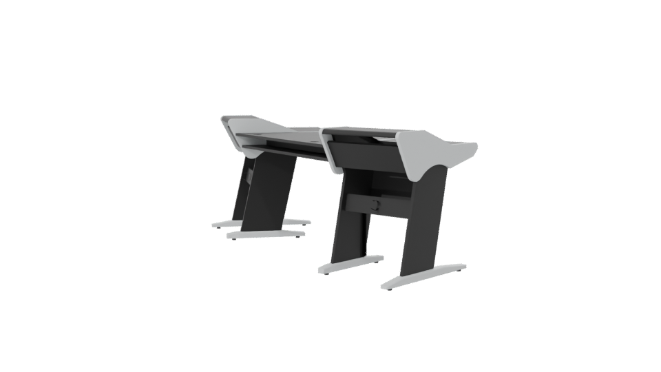 Contemporary Office Desk 3D Model - Professional 3D Model Render 7
