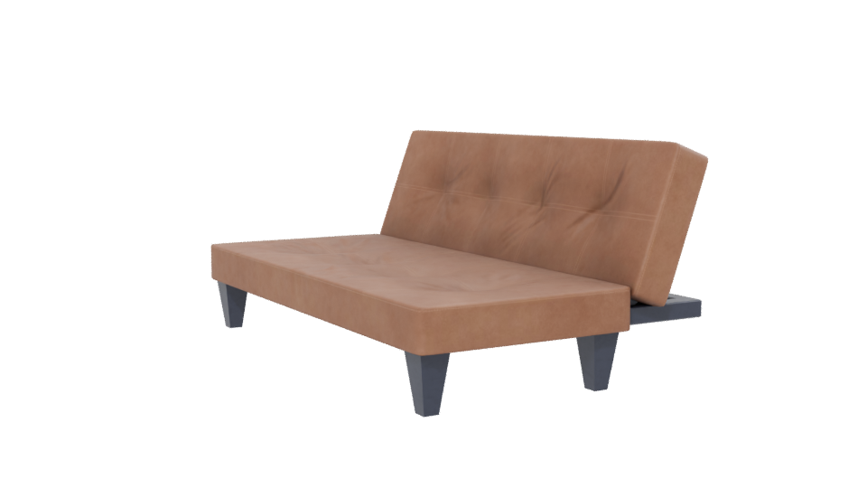 Stylish Convertible Sofa 3D Model - Professional 3D Model Render 13