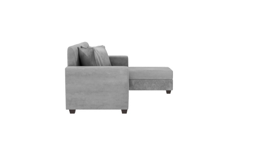 Stylish Modern Sectional Sofa - Professional 3D Model Render 8