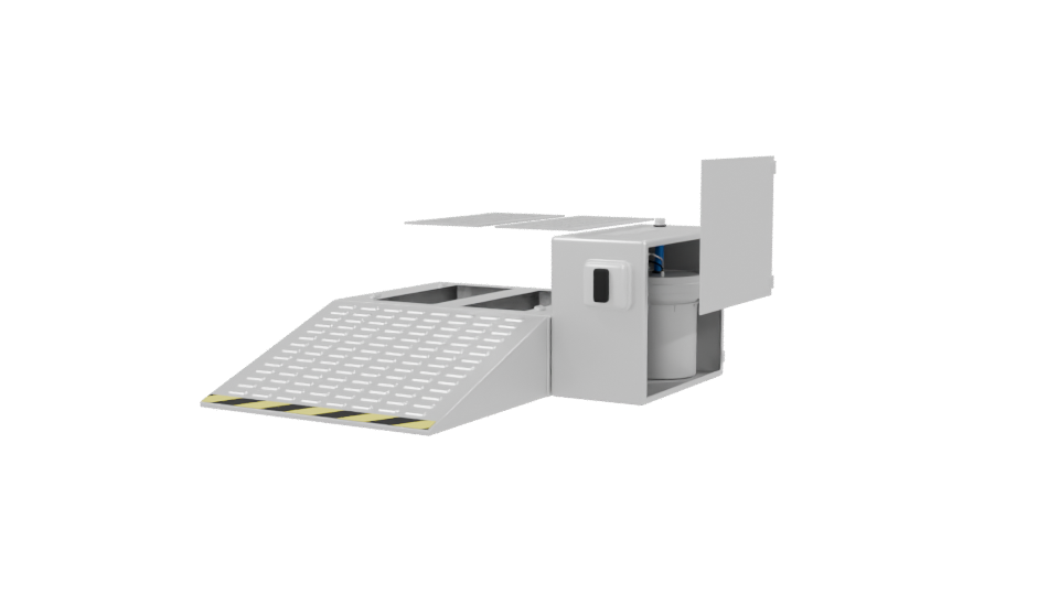 Sleek Industrial Lighting Fixture 3D - Professional 3D Model Render 3