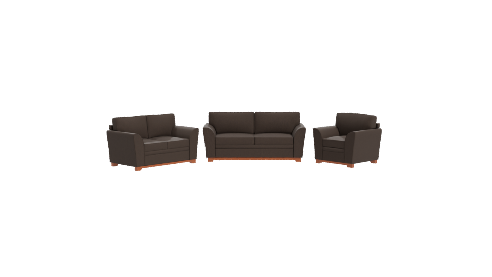 Elegant Sofa Set 3D Model - Professional 3D Model Render 11