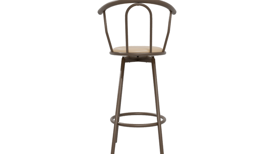 Stylish Barstool 3D Model - Professional 3D Model Render 5