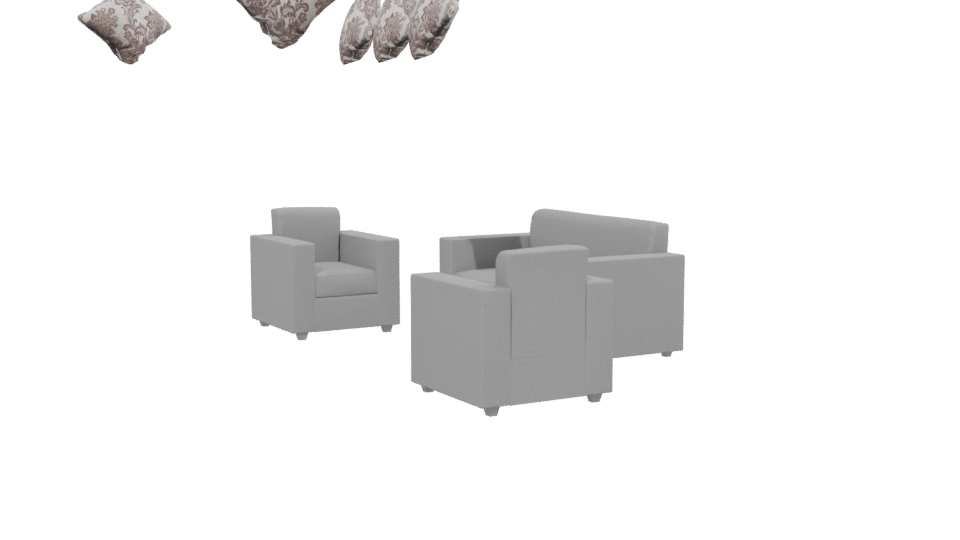 Stylish Modern Sofa Set 3D - Professional 3D Model Render 13
