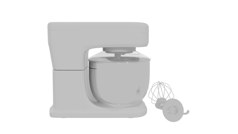 Stylish Kitchen Mixer Model 3D - Professional 3D Model Render 5