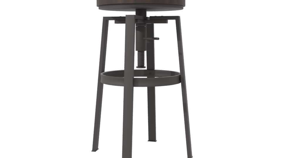 PISO Bar Stool 3D Model - Professional 3D Model Render 7