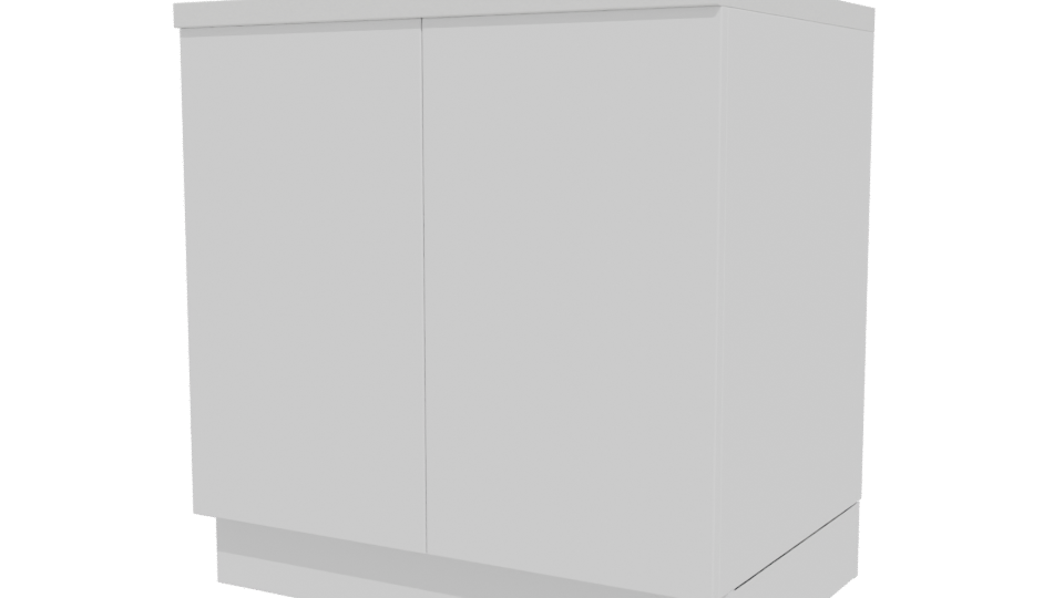 Stylish Wooden Bar Counter 3D - Professional 3D Model Render 12