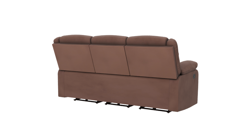 Stylish Brown Sofa 3D Model - Professional 3D Model Render 6