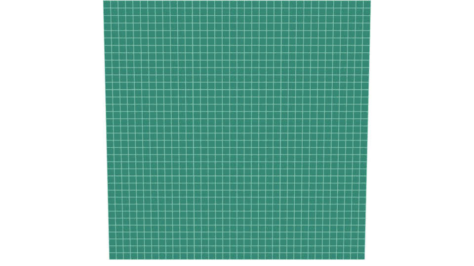 Textured Green Grid 3D Model - Professional 3D Model Render 11