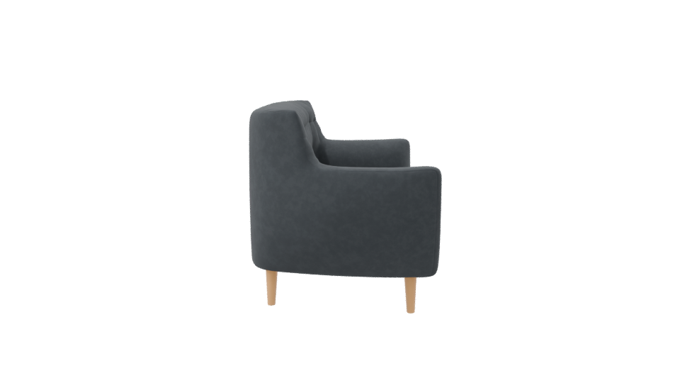Contemporary Two-Seater Sofa Model - Professional 3D Model Render 8