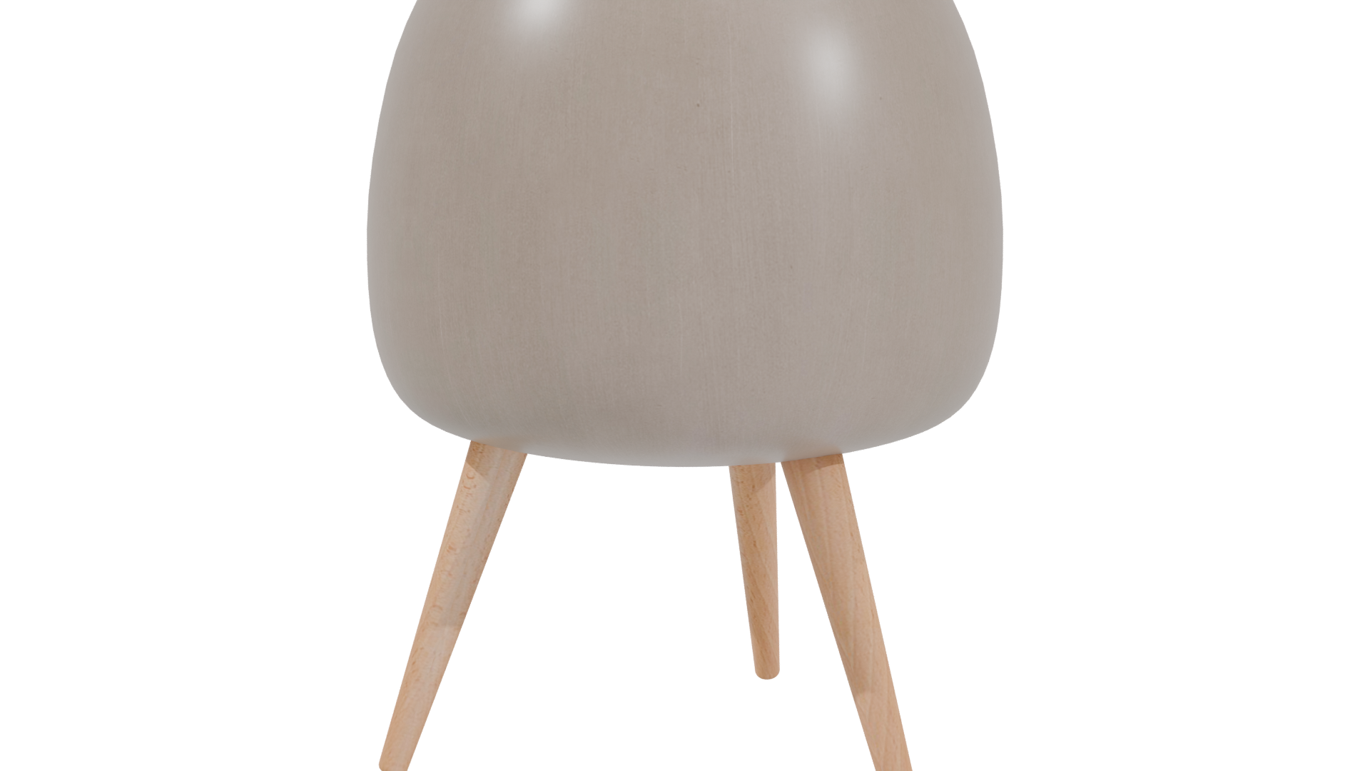 Stylish Minimalist Plant Pot 3D Model - Professional 3D Model Render 3