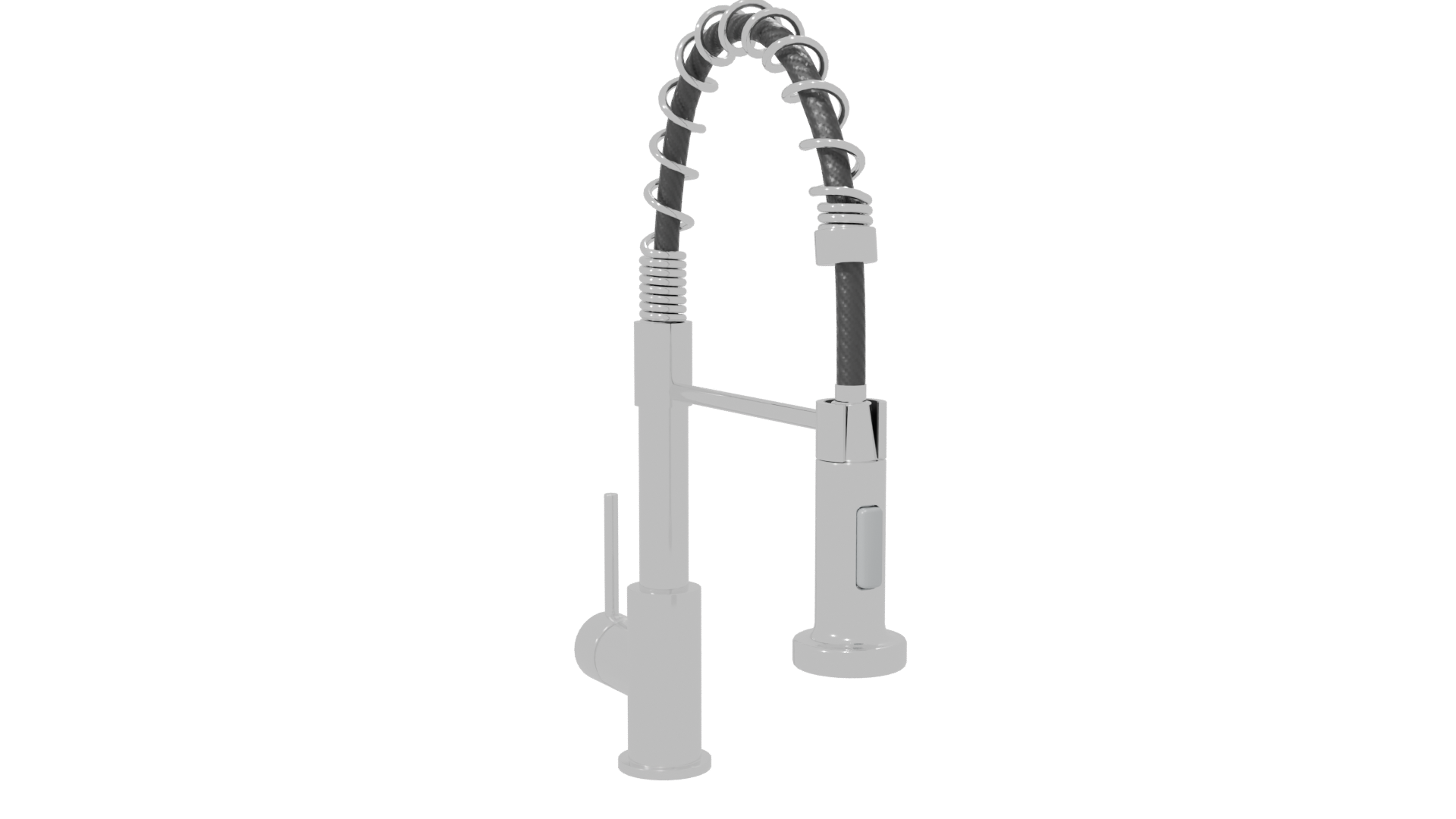 Stylish Modern Kitchen Faucet Model - Professional 3D Model Render 7