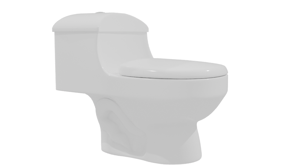 WC One Piece Montecarlo 3D - Professional 3D Model Render 9