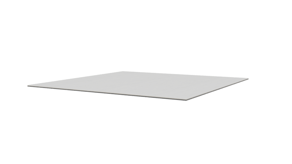 Minimalist White Floor Panel 3D Model - Professional 3D Model Render 12